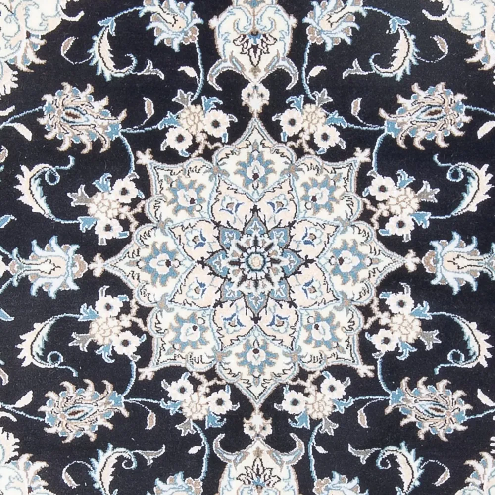 Persisk teppe - Nain - Royal - 192 x 148 cm - mørkeblå