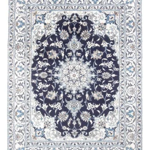 Persisk teppe - Nain - Royal - 200 x 147 cm - mørkeblå