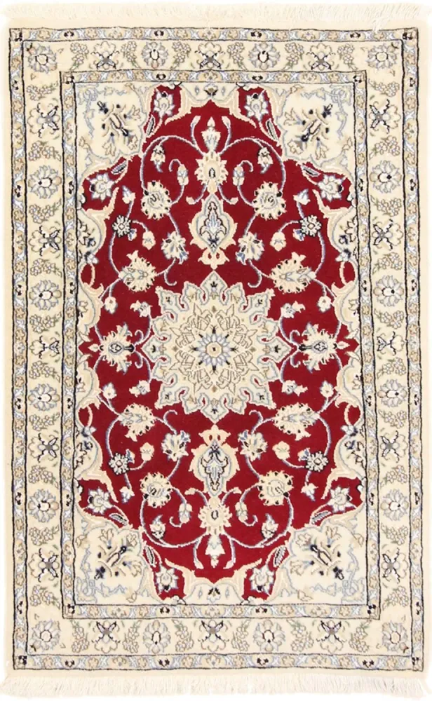 Persisk teppe - Nain - Royal - 90 x 60 cm - rød
