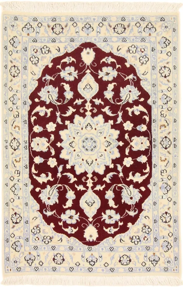 Persisk teppe - Nain - Royal - 90 x 60 cm - rød