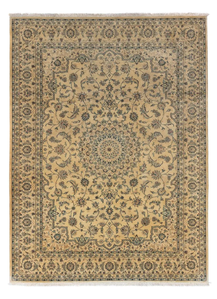 Persisk teppe - Nain - Royal - 344 x 250 cm - lysebrun