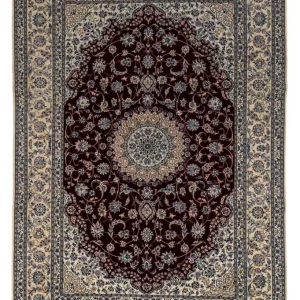 Persisk teppe - Nain - Royal - 348 x 248 cm - svart