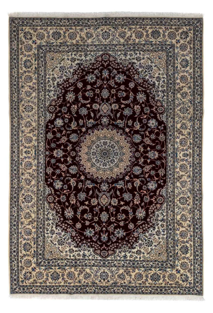 Persisk teppe - Nain - Royal - 348 x 248 cm - svart