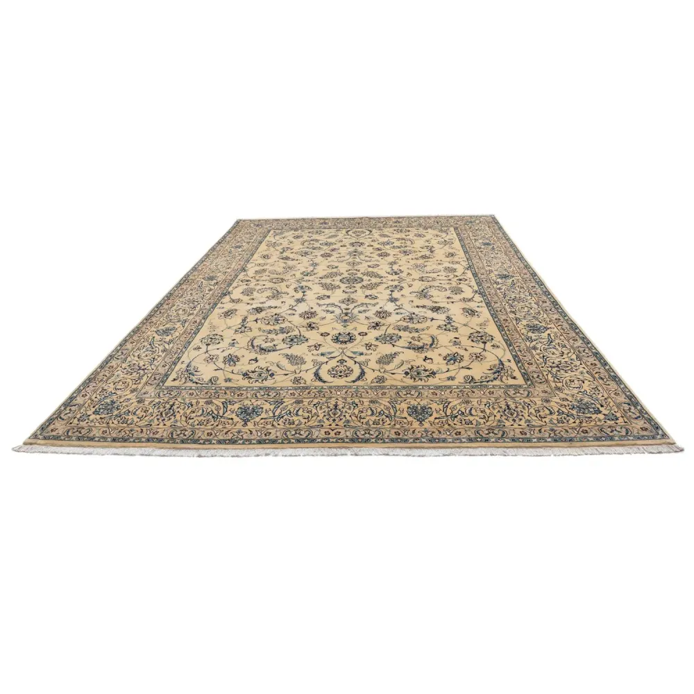 Persisk teppe - Nain - Royal - 352 x 243 cm - lysebrun