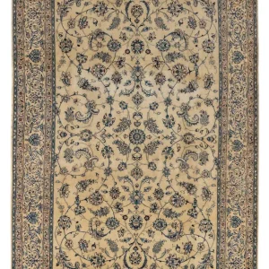 Persisk teppe - Nain - Royal - 352 x 243 cm - lysebrun