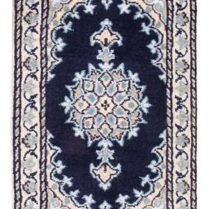Persisk teppe - Nain - Royal - 60 x 40 cm - mørkeblå