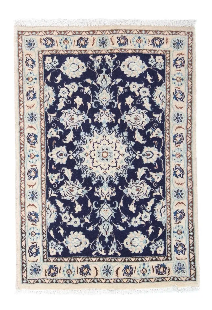 Persisk teppe - Nain - Royal - 85 x 55 cm - mørkeblå