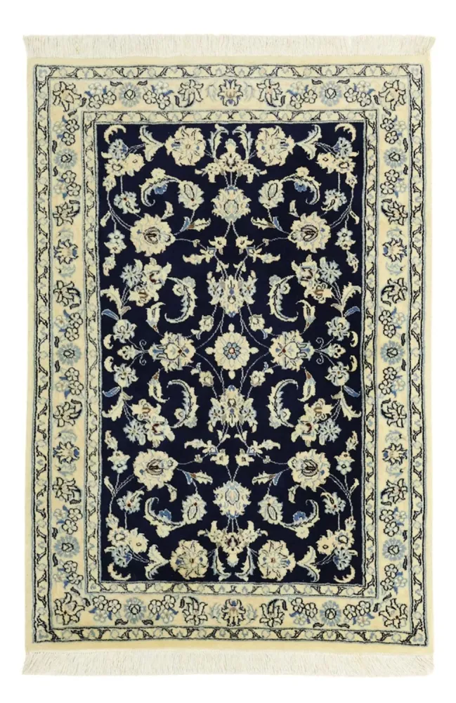 Persisk teppe - Nain - Royal - Royal - 114 x 78 cm - mørkeblå
