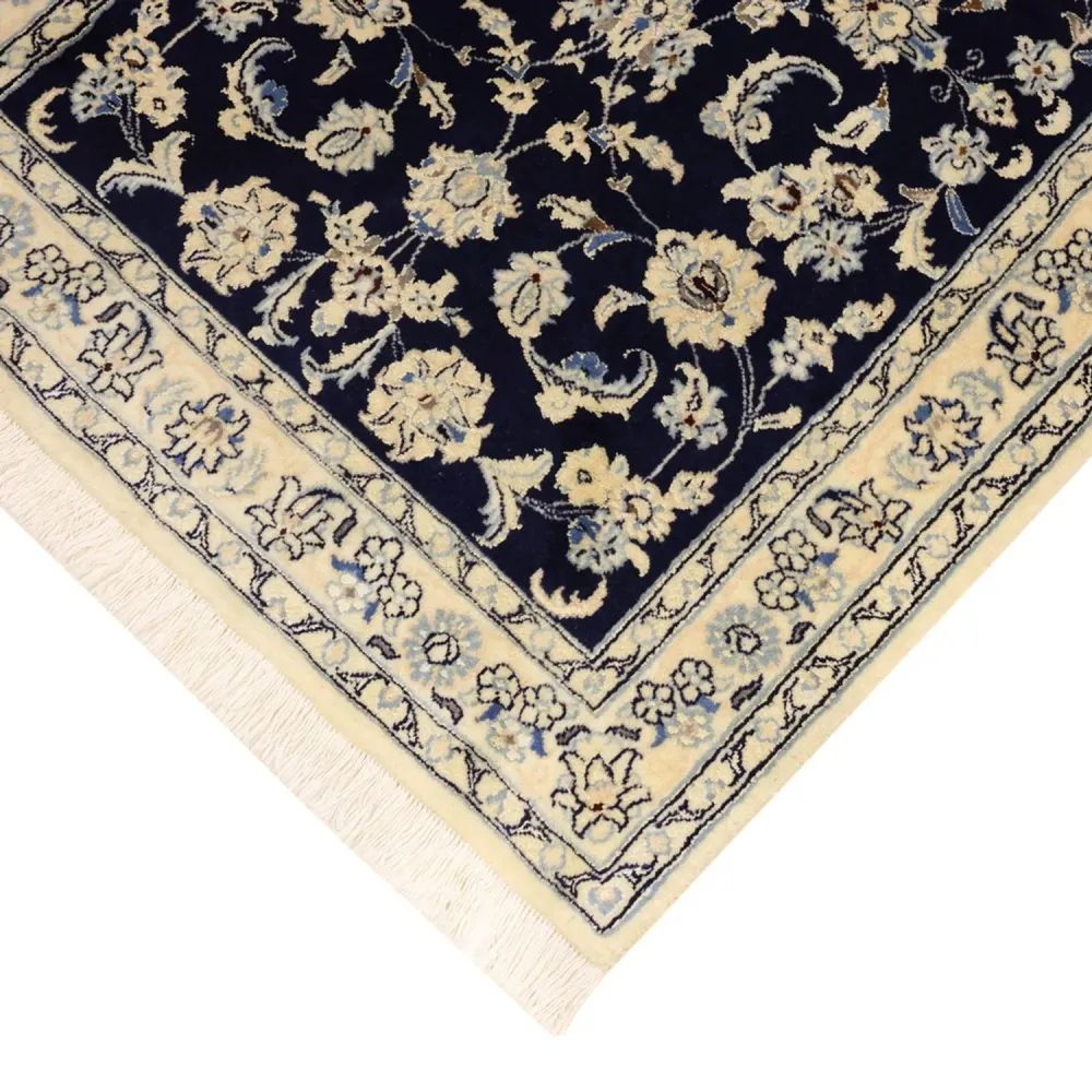 Persisk teppe - Nain - Royal - Royal - 114 x 78 cm - mørkeblå