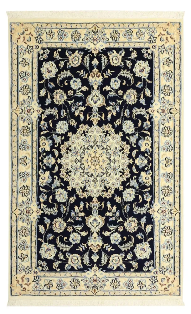 Persisk teppe - Nain - Royal - Royal - 136 x 86 cm - mørkeblå
