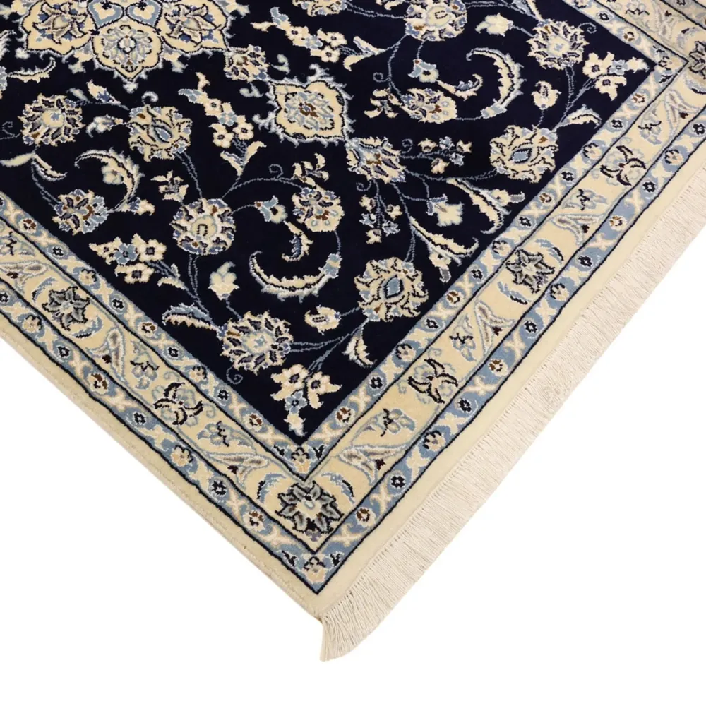 Persisk teppe - Nain - Royal - Royal - 136 x 89 cm - mørkeblå