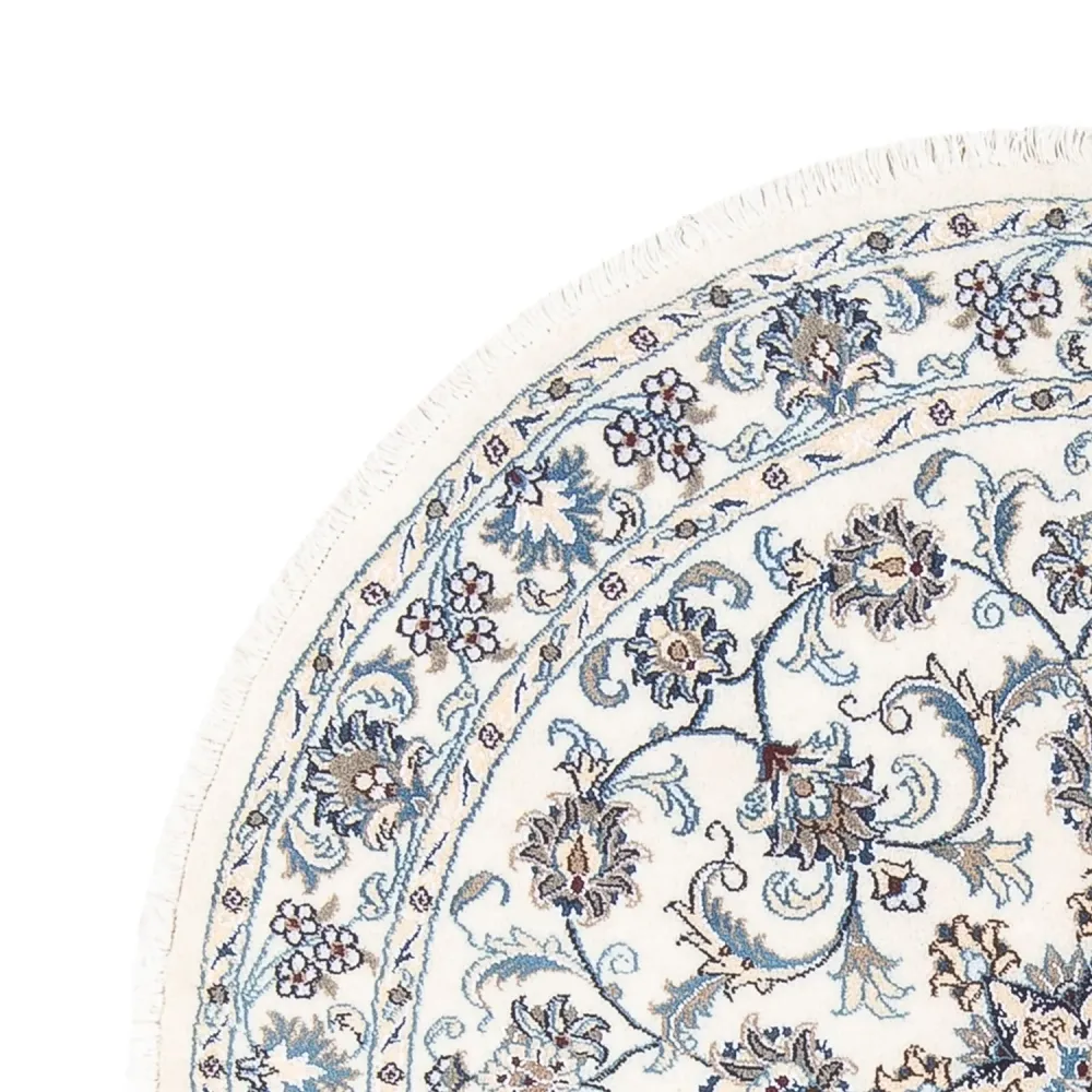 Persisk teppe - Nain rundt - 150 x 150 cm - krem