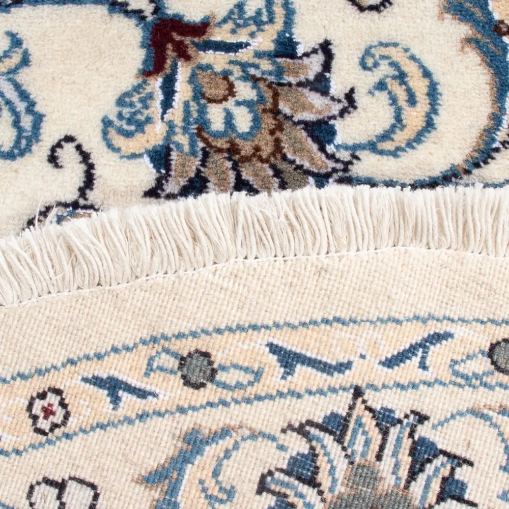 Persisk teppe - Nain rundt - 150 x 150 cm - krem