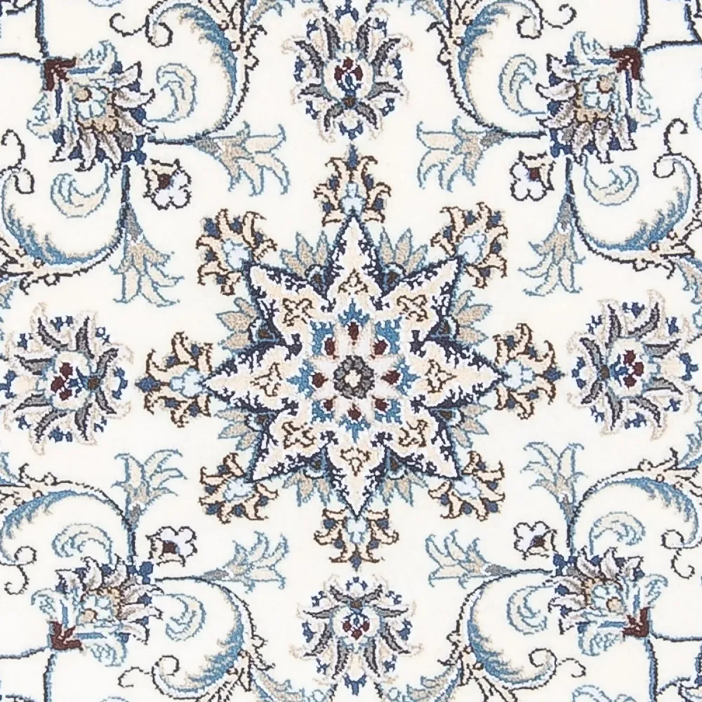 Persisk teppe - Nain rundt - 150 x 150 cm - krem