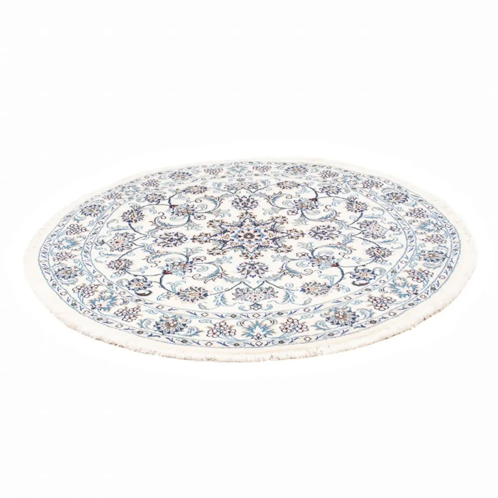 Persisk teppe - Nain rundt - 150 x 150 cm - krem