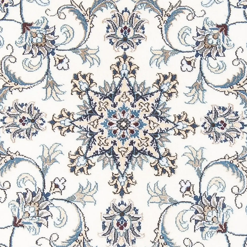 Persisk teppe - Nain rundt - 150 x 150 cm - krem