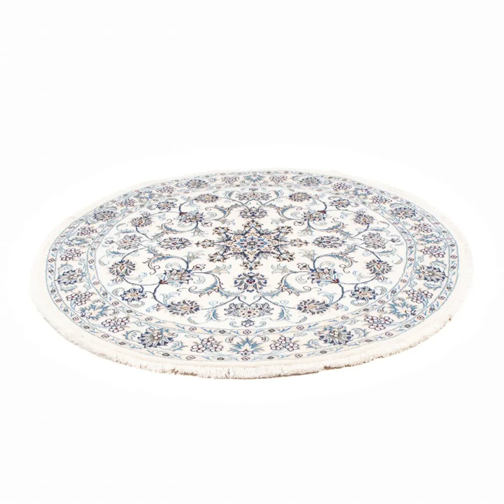 Persisk teppe - Nain rundt - 150 x 150 cm - krem