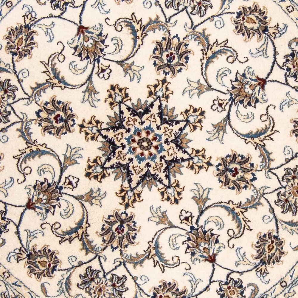 Persisk teppe - Nain rundt - 150 x 150 cm - beige