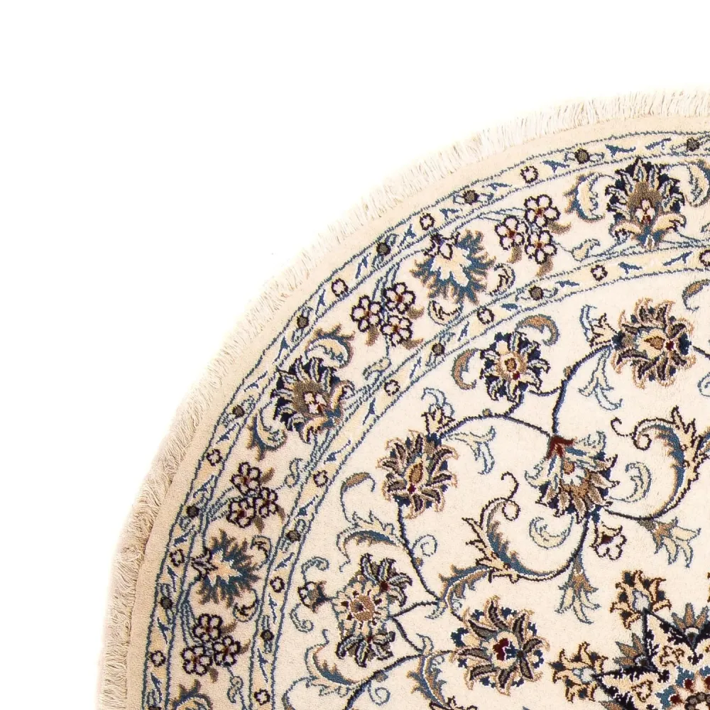 Persisk teppe - Nain rundt - 150 x 150 cm - beige