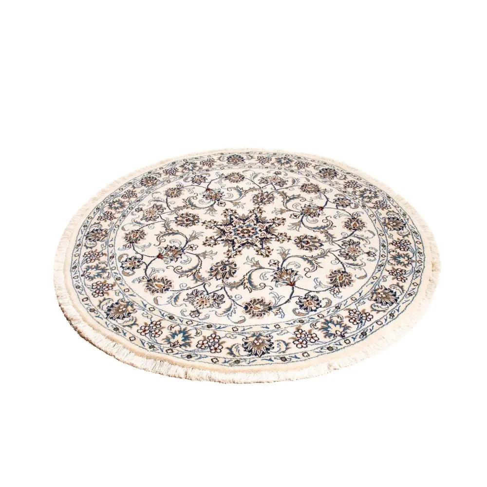 Persisk teppe - Nain rundt - 150 x 150 cm - beige