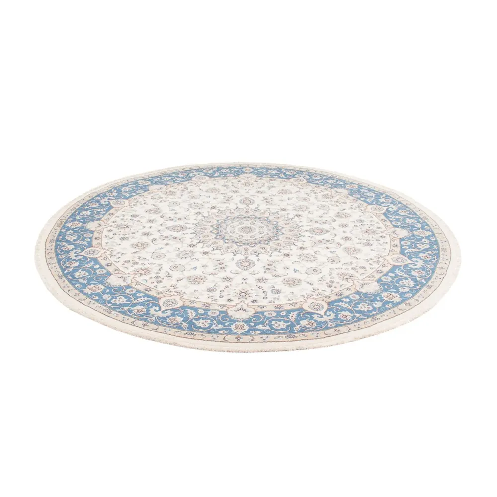 Persisk teppe - Nain rundt - 200 x 200 cm - krem