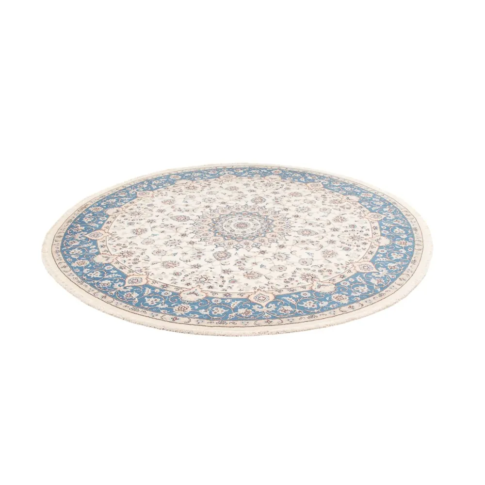 Persisk teppe - Nain rundt - 200 x 200 cm - krem