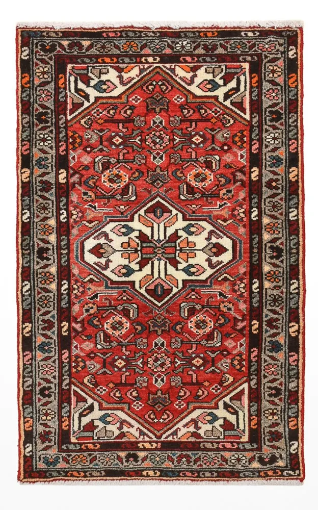Persisk teppe - Nomadisk - 100 x 60 cm - rød