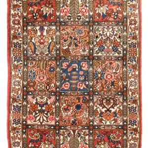 Persisk teppe - Nomadisk - 100 x 64 cm - flerfarget