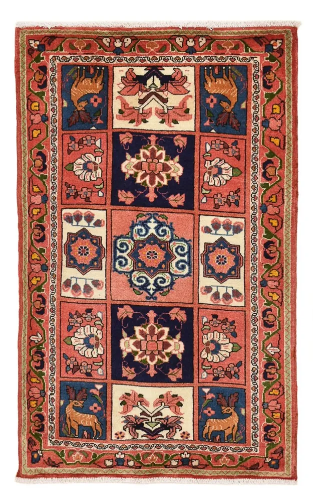 Persisk teppe - Nomadisk - 100 x 60 cm - flerfarget