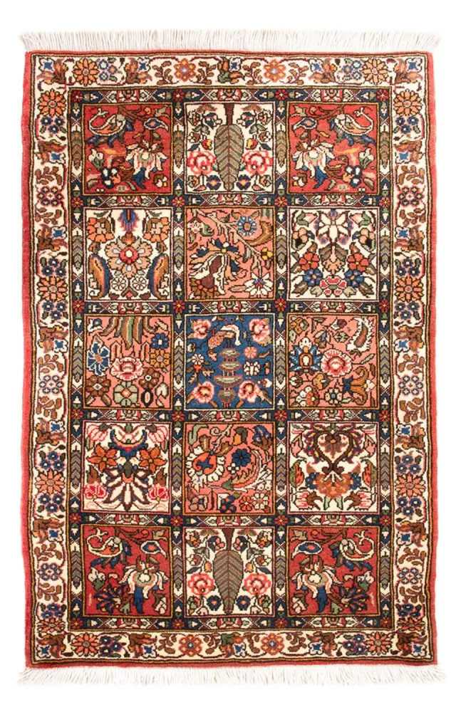 Persisk teppe - Nomadisk - 100 x 64 cm - flerfarget