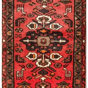 Persisk teppe - Nomadisk - 102 x 61 cm - rød