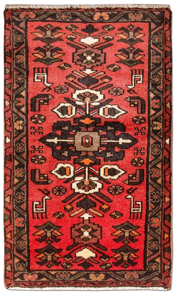 Persisk teppe - Nomadisk - 102 x 61 cm - rød