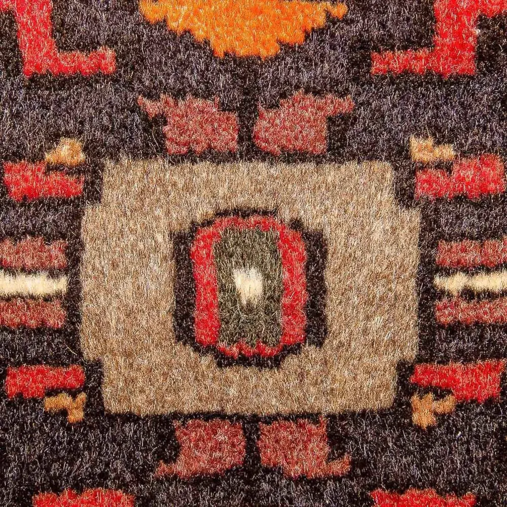 Persisk teppe - Nomadisk - 102 x 61 cm - rød