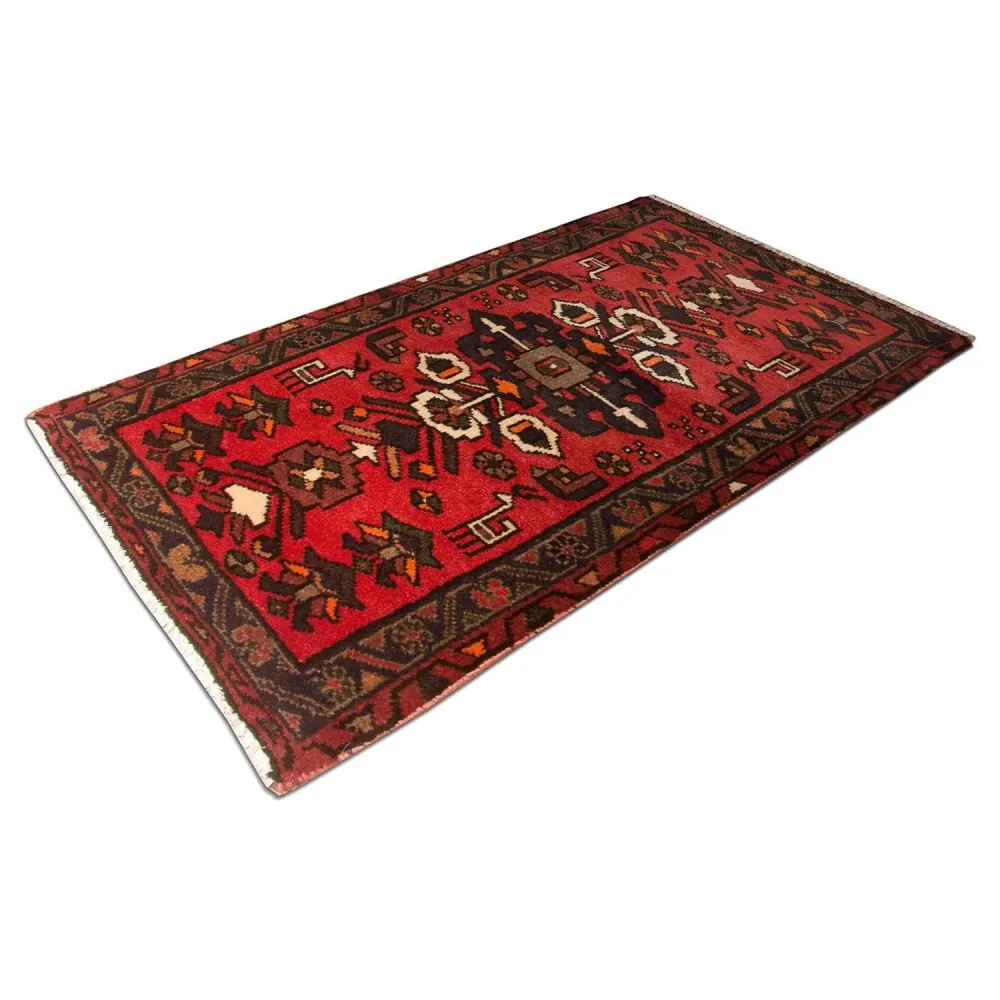 Persisk teppe - Nomadisk - 102 x 61 cm - rød