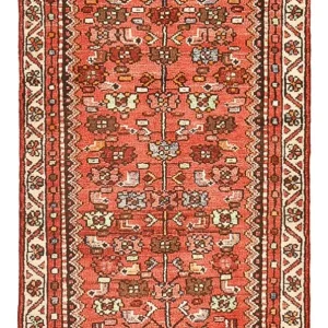 Persisk teppe - Nomadisk - 110 x 67 cm - lys rød