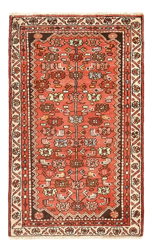 Persisk teppe - Nomadisk - 110 x 67 cm - lys rød