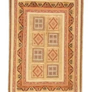 Persisk teppe - Nomadisk - 114 x 80 cm - flerfarget