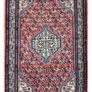 Persisk teppe - Nomadisk - 118 x 85 cm - lys rød