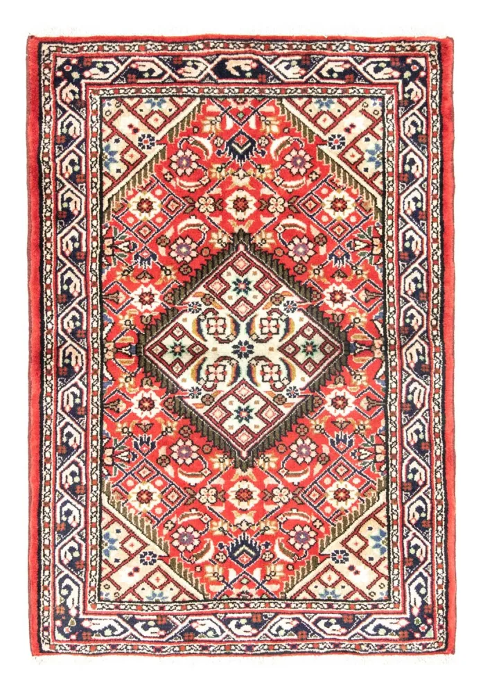 Persisk teppe - Nomadisk - 120 x 83 cm - rød