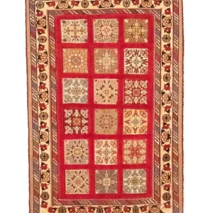 Persisk teppe - Nomadisk - 121 x 81 cm - rød