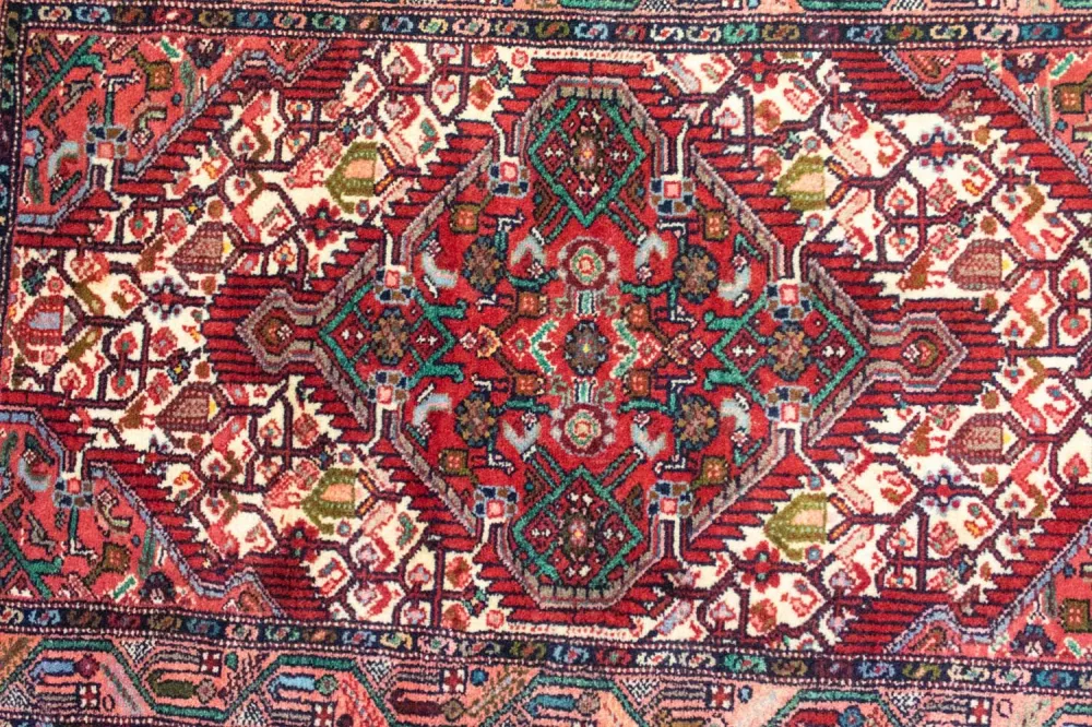 Persisk teppe - Nomadisk - 122 x 80 cm - rød