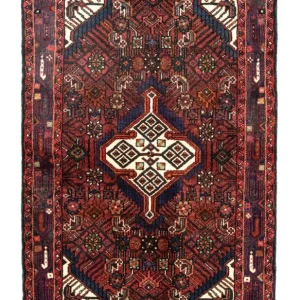 Persisk teppe - Nomadisk - 124 x 80 cm - brun
