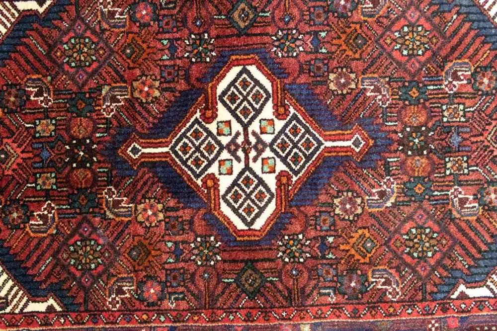 Persisk teppe - Nomadisk - 124 x 80 cm - brun