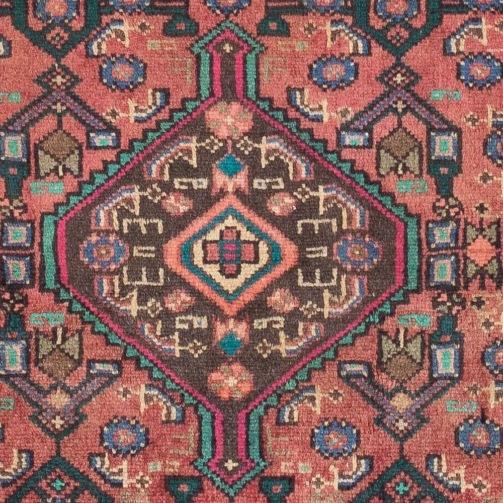 Persisk teppe - Nomadisk - 124 x 80 cm - lys rød