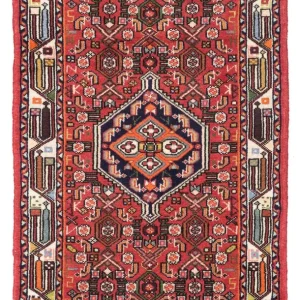 Persisk teppe - Nomadisk - 125 x 80 cm - rød