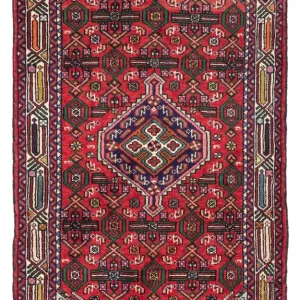 Persisk teppe - Nomadisk - 125 x 80 cm - rød