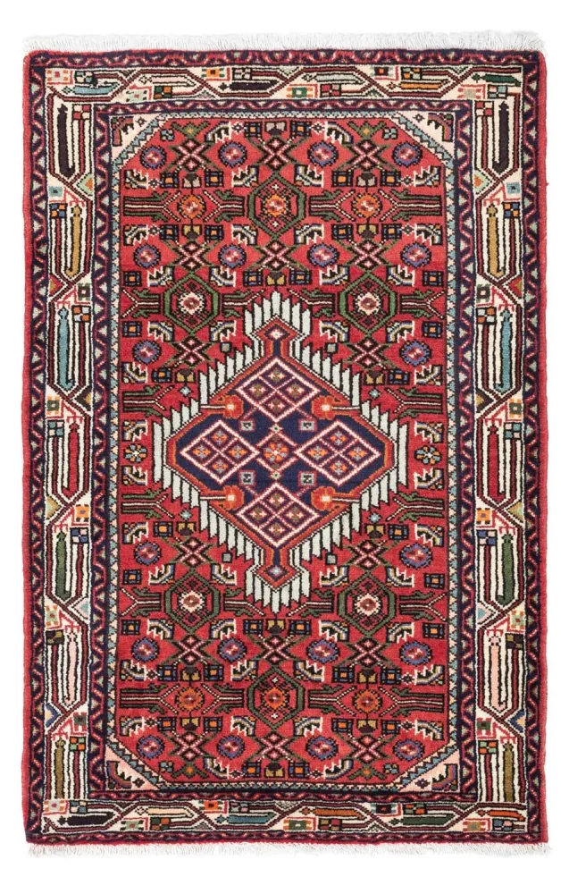 Persisk teppe - Nomadisk - 125 x 80 cm - rød