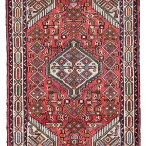 Persisk teppe - Nomadisk - 125 x 80 cm - rød