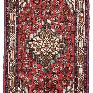 Persisk teppe - Nomadisk - 125 x 80 cm - rød