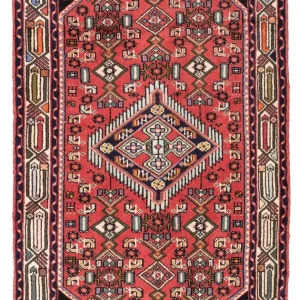 Persisk teppe - Nomadisk - 125 x 80 cm - rød